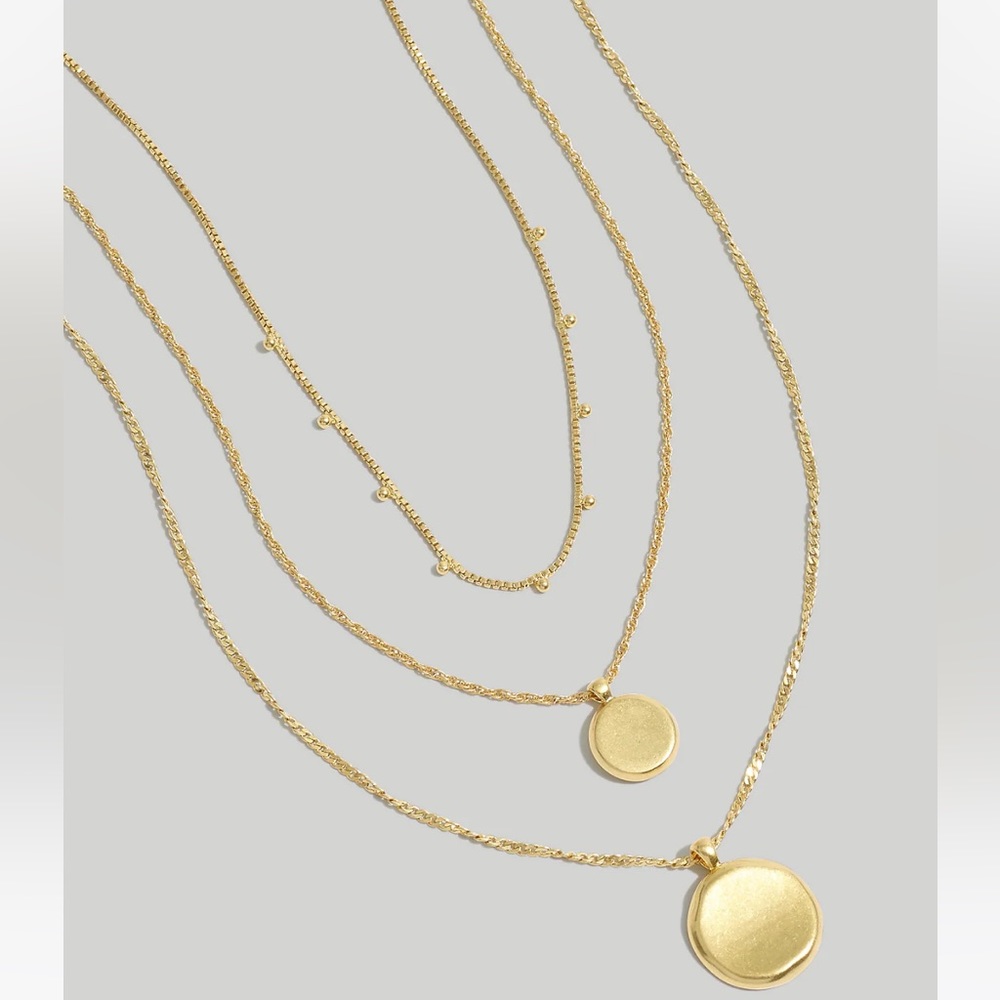 Madewell Coin Necklace Set